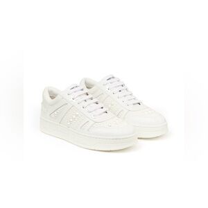 JIMMY CHOO HAWAII PEARL STUDDED SNEAKERS